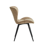 Star Eetkamerstoel - Sand Microfiber