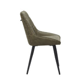 Svenski Eetkamerstoel - Groen Microfiber