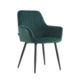 Veli Dining Chair - Green Velvet