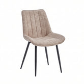 Verta Eetkamerstoel - Beige Microvezel