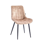 Verta Esszimmerstuhl - Rosa Adore Samt