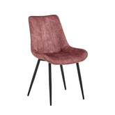 Verta Eetkamerstoel - Roze Adore Velvet