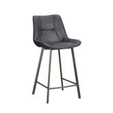 Zera Barkrukken - Antraciet Microfiber