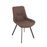 Zera Esszimmerstuhl - Braune Mikrofaser