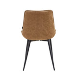 Zerda Eetkamerstoel - Beige Microfiber