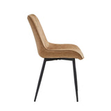 Zerda Eetkamerstoel - Beige Microfiber