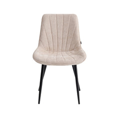 Lesedi Eetkamerstoel - Beige Chenille Stof