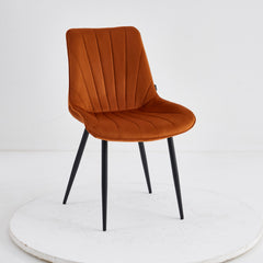Lesedi Eetkamerstoel - Terracotta Velvet