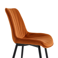 Lesedi Eetkamerstoel - Terracotta Velvet
