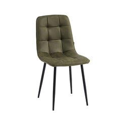 Ela Eetkamerstoel - Groen Microfiber
