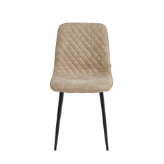 Elise Eetkamerstoel - Beige Microvezel