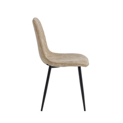 Elise Eetkamerstoel - Beige Microvezel