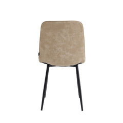 Elise Eetkamerstoel - Beige Microvezel