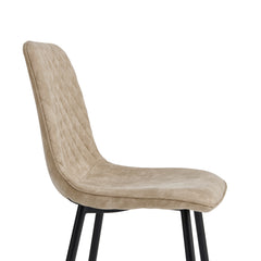 Elise Eetkamerstoel - Beige Microvezel
