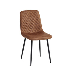 Elise Eetkamerstoel - Cognac Microvezel