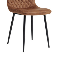 Elise Eetkamerstoel - Cognac Microvezel
