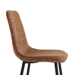 Elise Eetkamerstoel - Cognac Microvezel