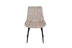 Verta Eetkamerstoel - Beige Adore Velvet