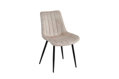Verta Eetkamerstoel - Beige Adore Velvet