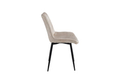 Verta Eetkamerstoel - Beige Adore Velvet