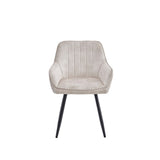 Ozzy Eetkamerstoel - Beige Adore Velvet