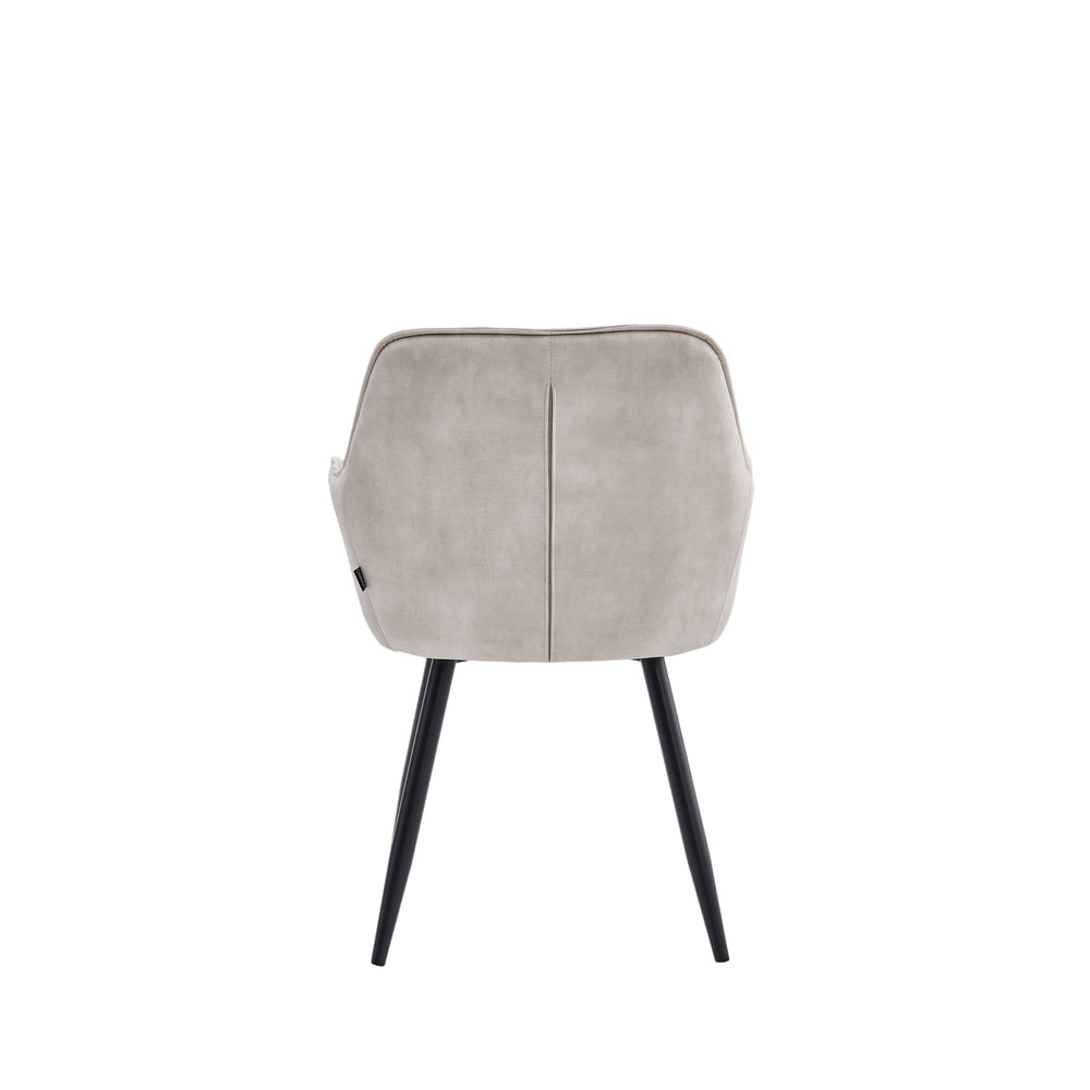 Ozzy Eetkamerstoel - Beige Adore Velvet