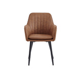 Lavinia Esszimmerstuhl - Cognac Mikrofaser