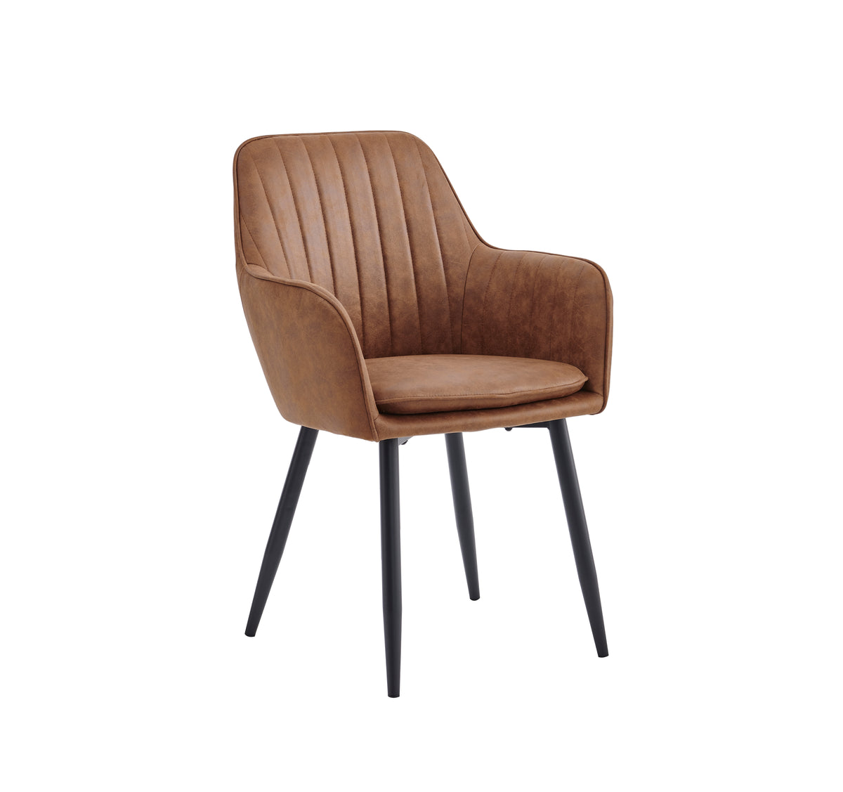 Lavinia Esszimmerstuhl - Cognac Mikrofaser