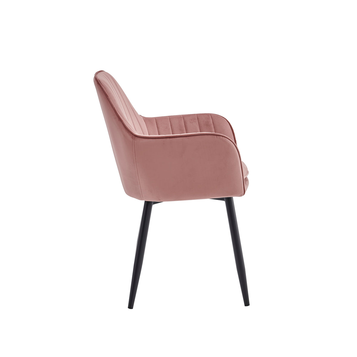 Lavinia Dining Chair - Pink Velvet