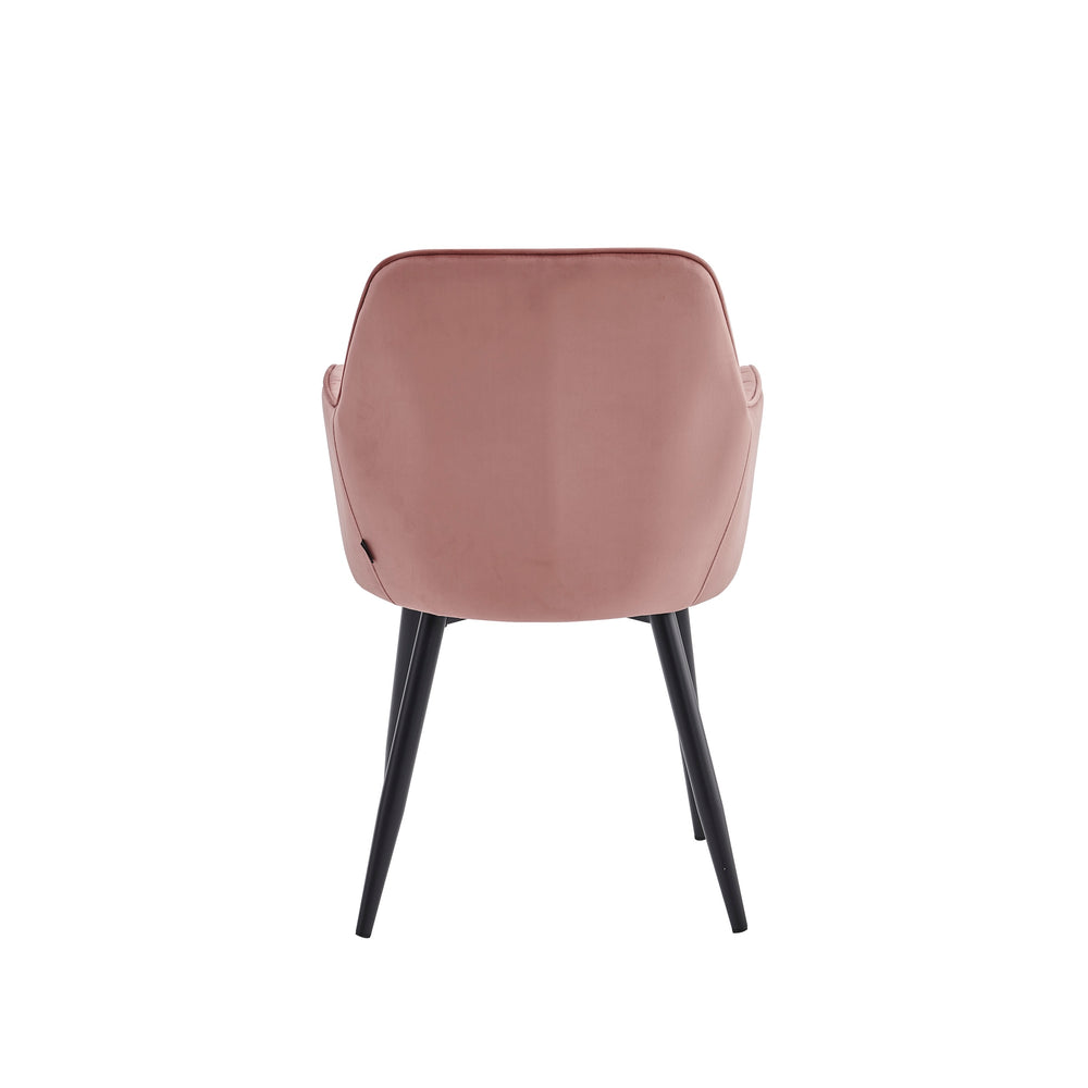 Lavinia Dining Chair - Pink Velvet