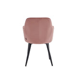 Lavinia Dining Chair - Pink Velvet