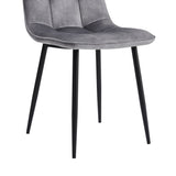 Ela Eetkamerstoel - Lichtgrijs Adoré Velvet