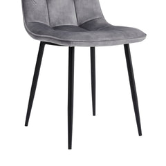 Ela Eetkamerstoel - Lichtgrijs Adoré Velvet