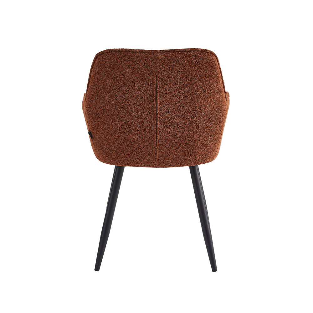 Oriana Eetkamerstoel - Bordeaux Bouclé