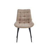 Quadra Eetkamerstoel - Beige Microvezel