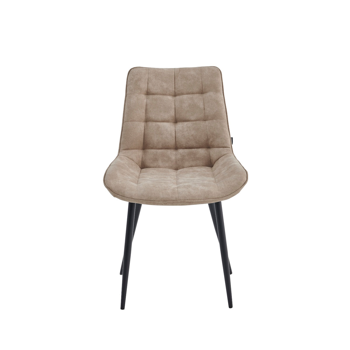 Quadra Eetkamerstoel - Beige Microvezel