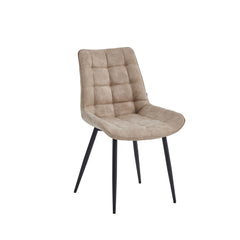 Quadra Eetkamerstoel - Beige Microvezel