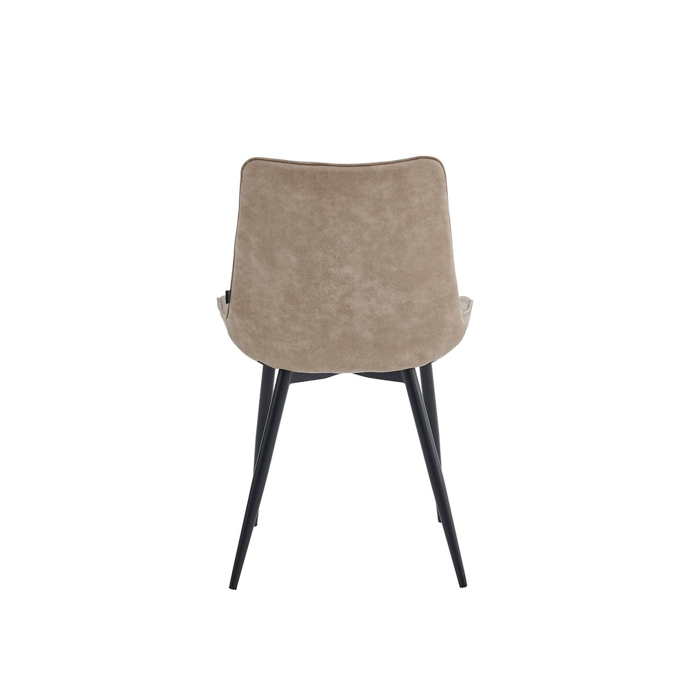 Quadra Eetkamerstoel - Beige Microvezel