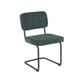 Kita Dining Chair – Green – Woven Fabric