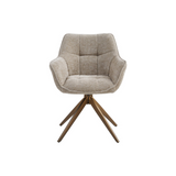 Chaise de salle à manger Boston - Chenille taupe