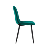Eline Dining Chair - Green Velvet