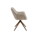 Chaise de salle à manger Boston - Chenille taupe