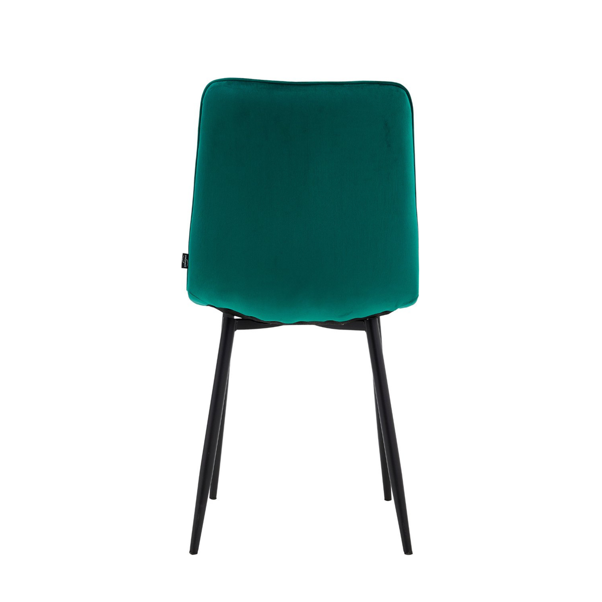 Chaise de salle à manger Eline - Velours vert
