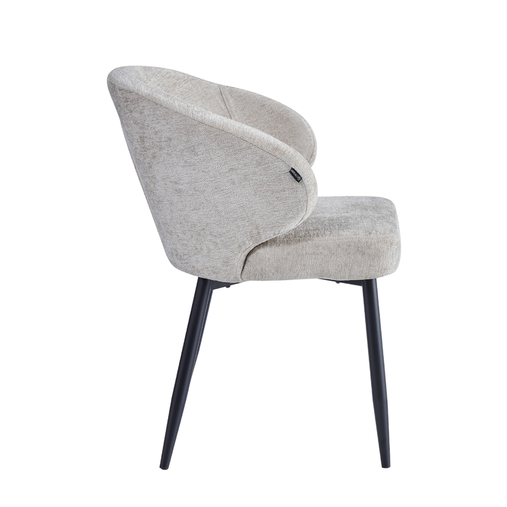 Ruby Esszimmerstuhl - Taupe Chenille