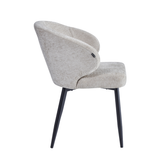 Ruby Dining Chair - Taupe Chenille