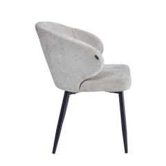 Ruby Eetkamerstoel - Taupe Chenille