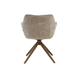Chaise de salle à manger Boston - Chenille taupe