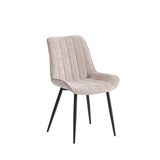 Verta Dining Chair - Beige Chenille