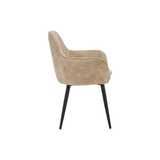 Chaise de salle à manger Lavinia - Velours vert