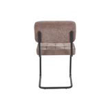 Chaise de salle à manger Kita – Taupe – Tissu tissé